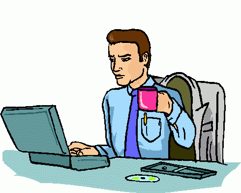 people working in office clipart