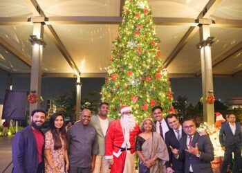 Hilton Bengaluru Embassy Manyata Business Park lights up the festive season with Tree Lighting Ceremony
