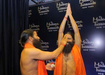 Madame Tussauds unveils wax figure honoring India’s yogic guru, Swami (Baba) Ramdev