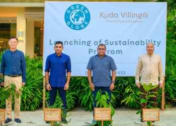 Kuda Villingili Resort Maldives attains prestigious Green Globe Certification