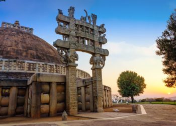 The Buddhist Circuit connecting Sanchi to Bodhgaya and Sarnath is being developed