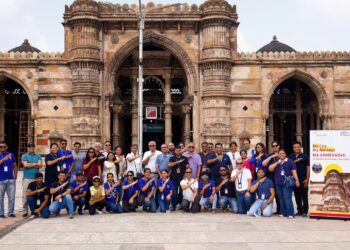 IndiGoReach & InterGlobe Foundation organise ‘My City My Heritage’ walk in Ahmedabad