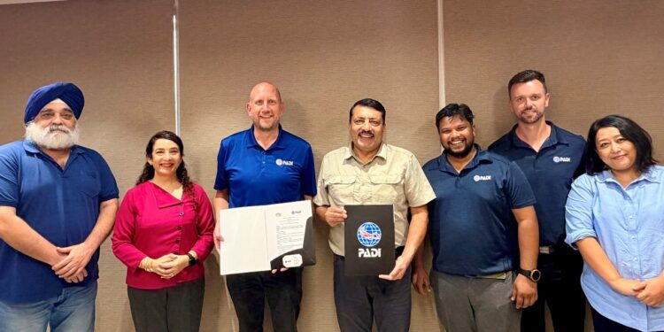 PADI and ATOAI partner to boost safe and sustainable dive tourism in India