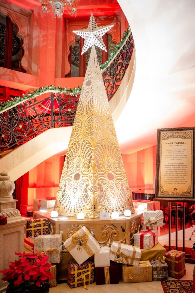 The Leela unveils Mirrors of Hope: Lippan Art Christmas Trees crafted by women artisans