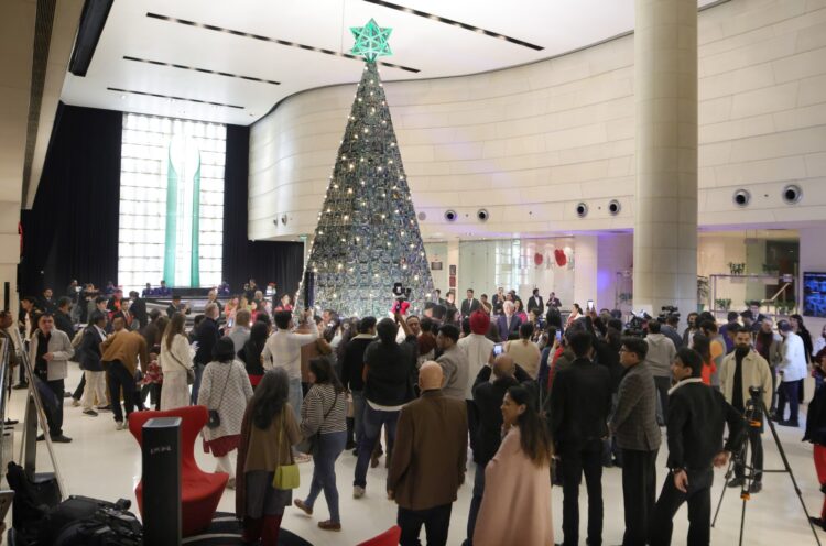 Le Méridien New Delhi unveils “Consciously Festive” 23-ft Christmas Tree crafted from 300 kg of e-waste