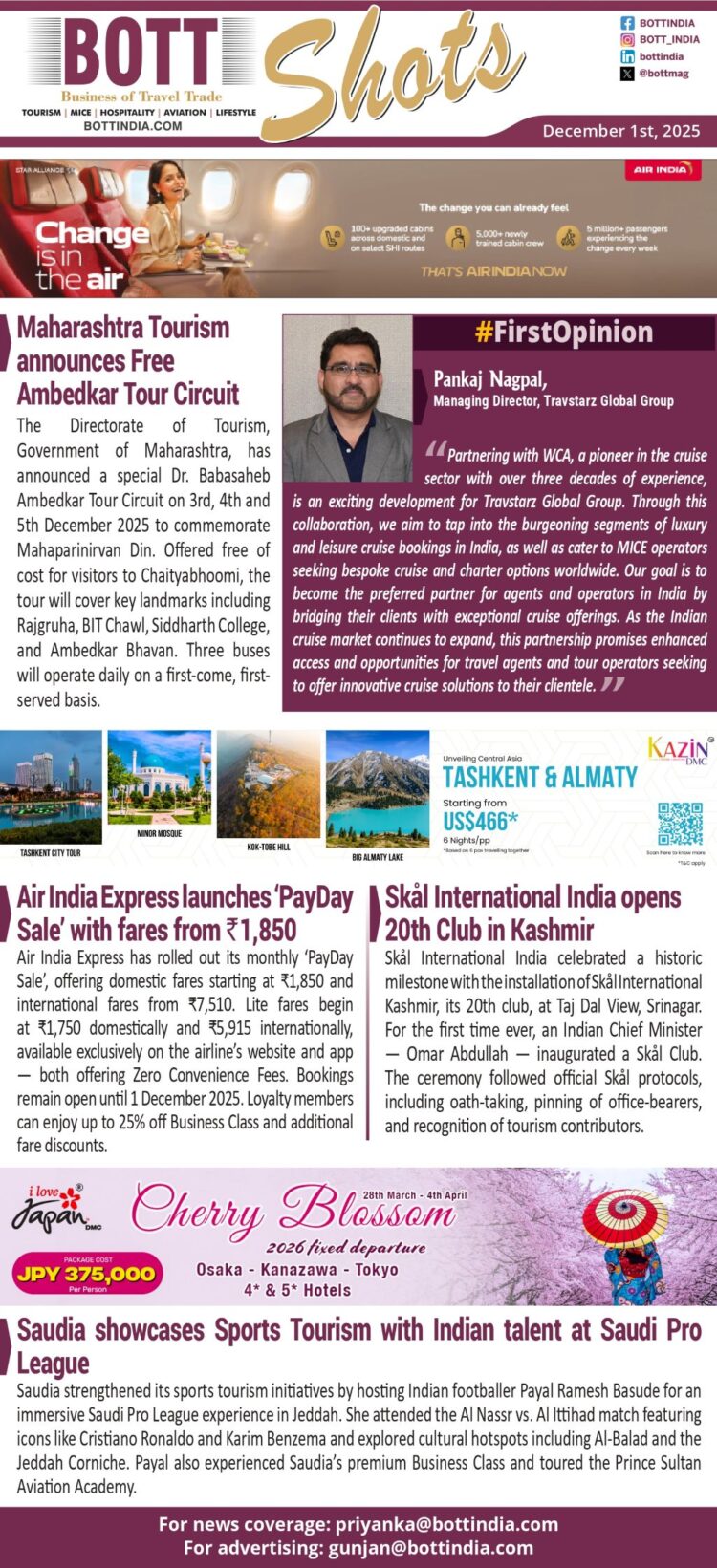 BOTT SHOTS – December 1, 2025