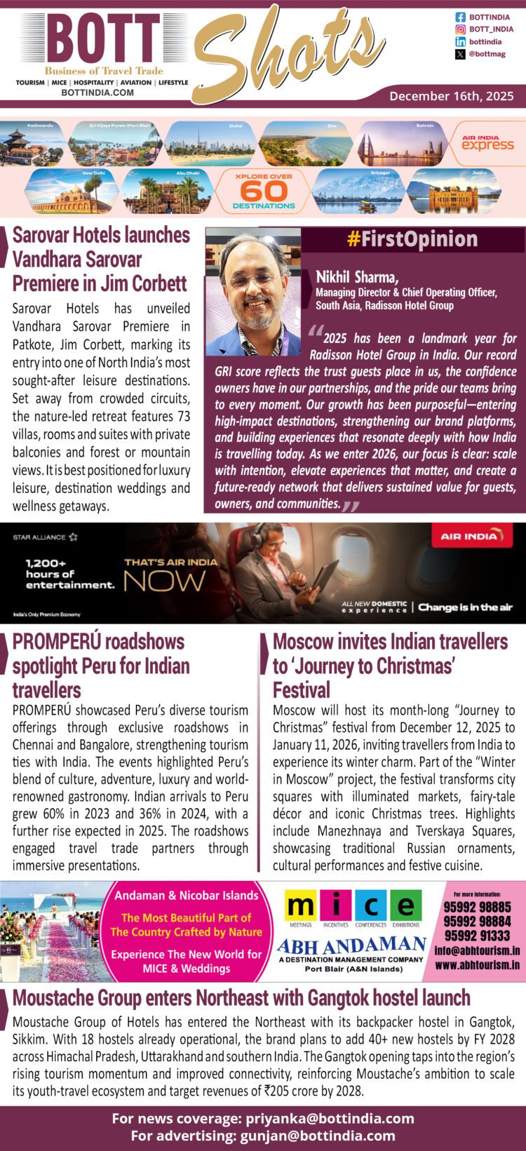 BOTT SHOTS – December 16, 2025