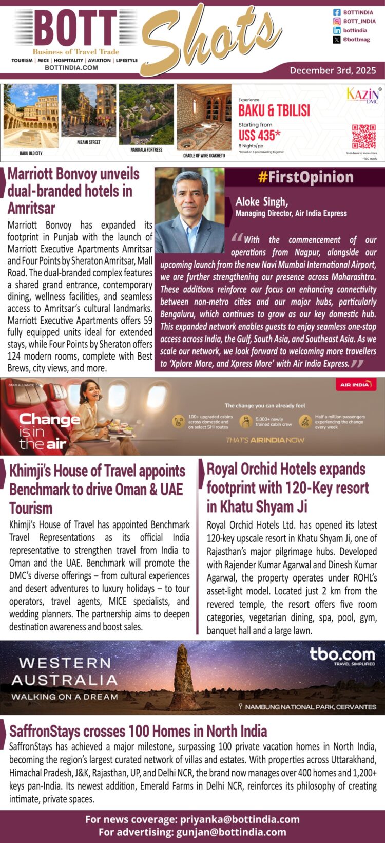 BOTT SHOTS – December 3, 2025