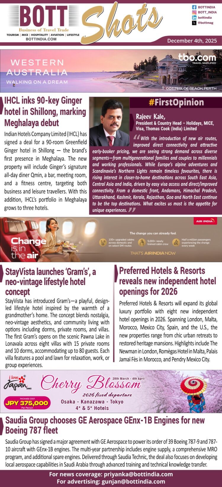 BOTT SHOTS – December 4, 2025