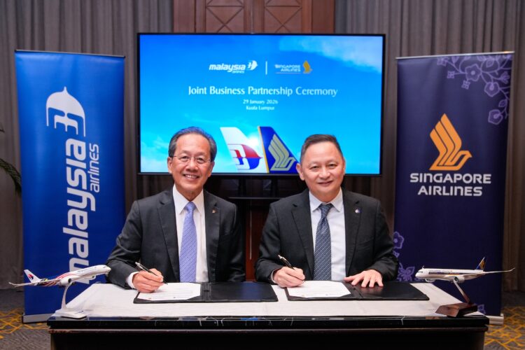 Malaysia Airlines & Singapore Airlines formalise joint business partnership 