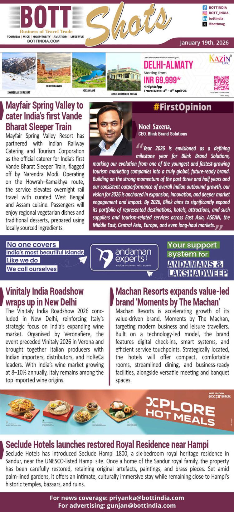 BOTT SHOTS – January 19, 2026