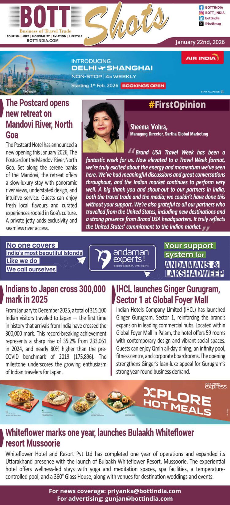 BOTT SHOTS – January 22, 2026