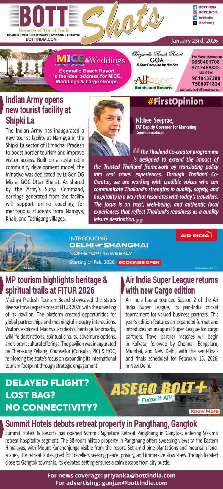 BOTT SHOTS – January 23, 2026