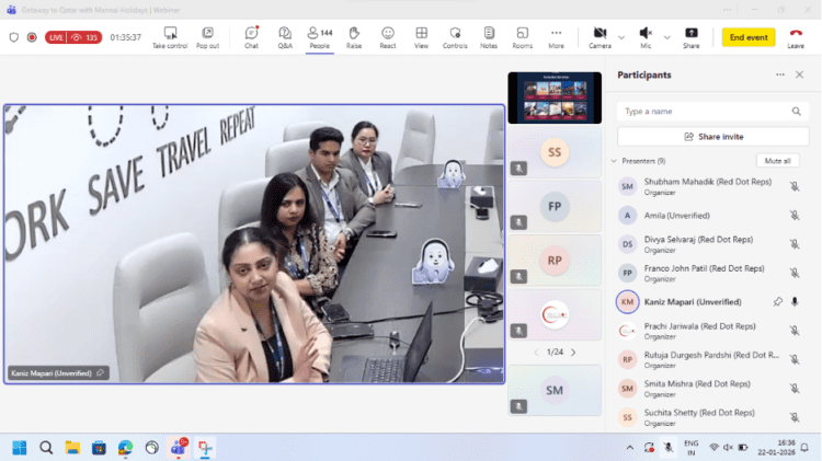 Mannai Holidays & Red Dot spotlight Qatar Tourism in trade webinar