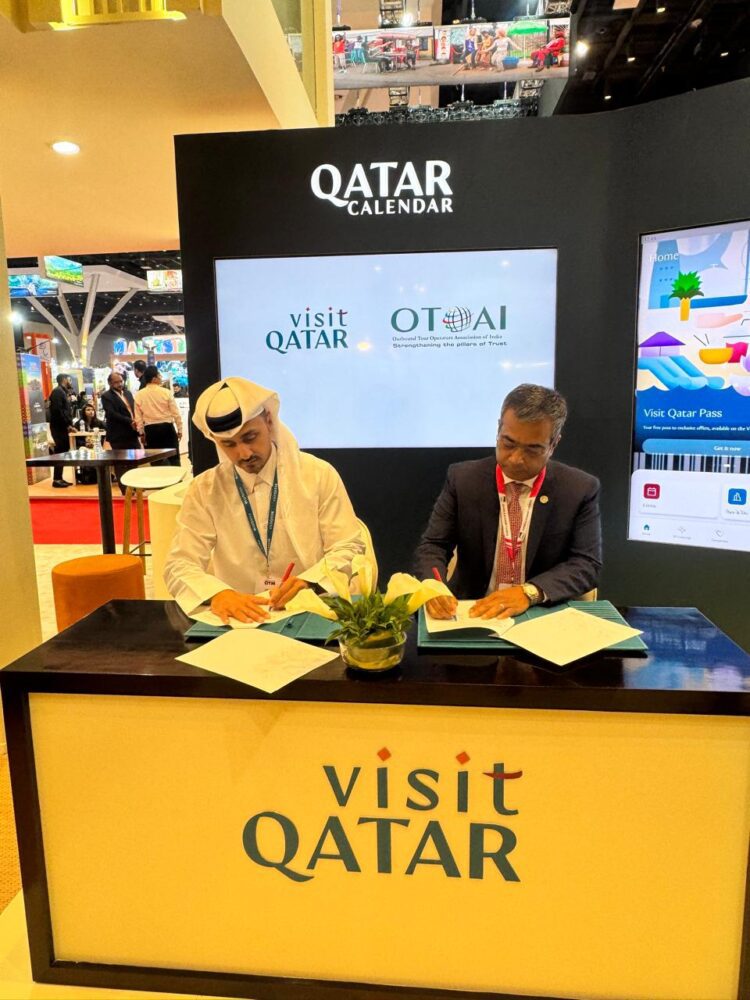 OTOAI & Qatar Tourism sign MoU at OTM 2026