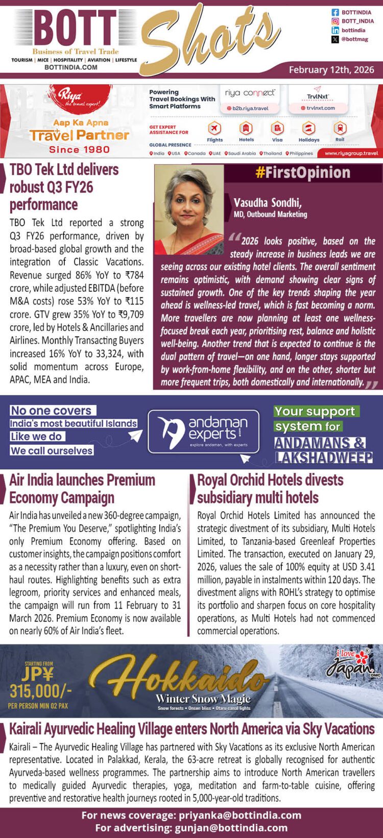 BOTT SHOTS – February 12, 2026