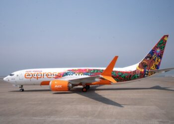 Air India Express unveils The Flying Canvas, India’s first art‑wrapped aircraft