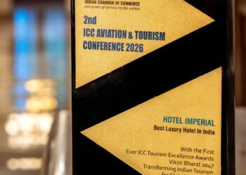 Indian Chamber of Commerce recognises The Imperial New Delhi as Best Luxury Hotel in India