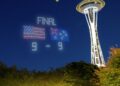 Visit Seattle unveils world’s first drone scoreboard for FIFA World Cup fans