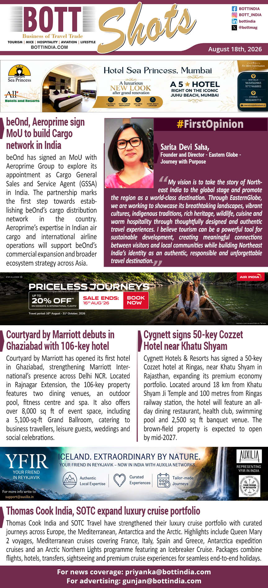 Travel News l Tourism News India | Travel Trade Magazine