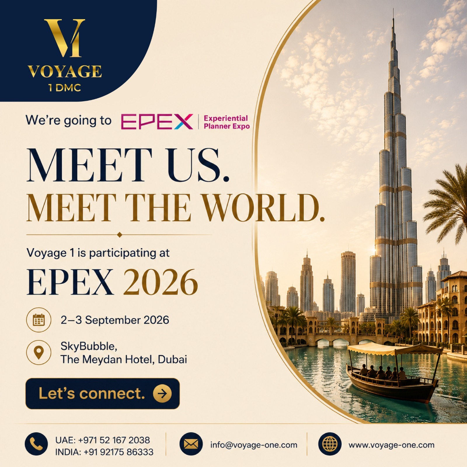 Voyage 1 DMC to participate in 11th Experiential Planner Expo (EPEX) 2026