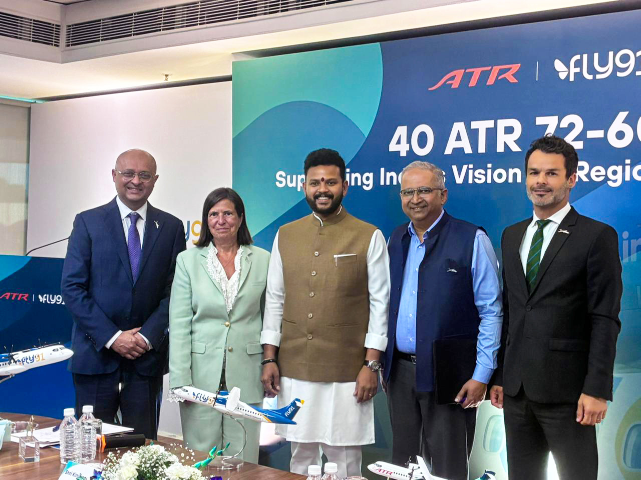 FLY91 places landmark order for 40 ATR 72-600 aircraft