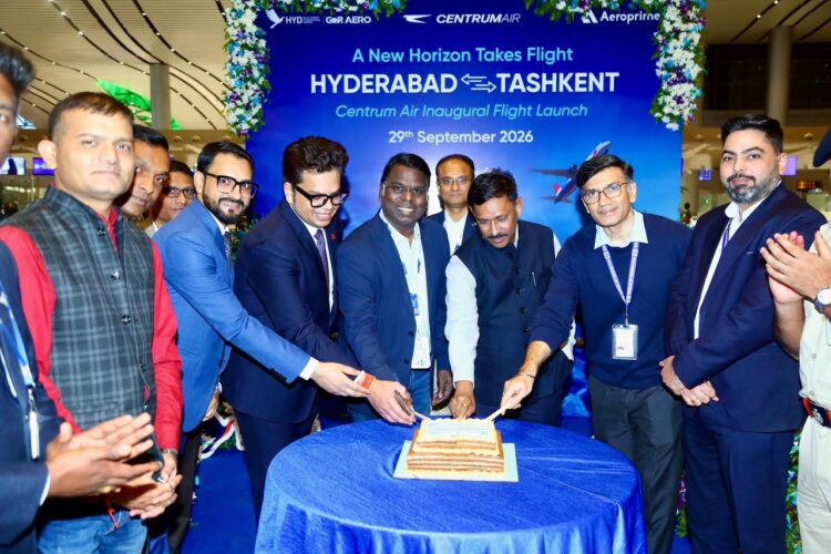 CENTRUM AIR COMMENCES DIRECT CONNECTIVITY BETWEEN HYDERABAD AND TASHKENT