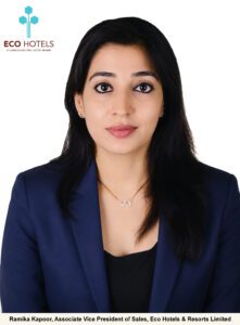 Ramika Kapoor joins Eco Hotels & Resorts as Associate Vice President of Sales