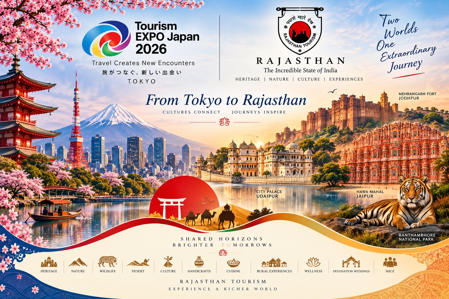 Rajasthan to showcase wider tourism offerings at Tourism EXPO Japan 2026