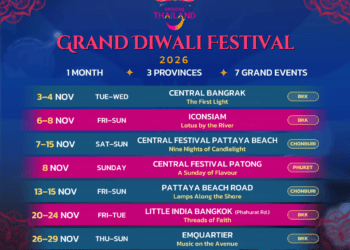 Amazing Thailand Grand Diwali Festival 2026 lights up Thailand this November