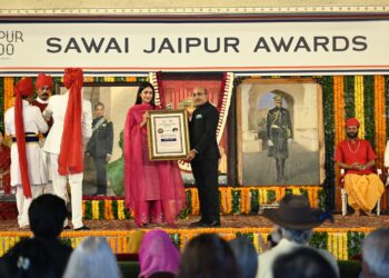 Rajeev Kohli honoured with Maharaja Vishan Singh Award for Excellence in Travel and Tourism