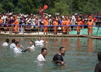 Bhutan makes a splash again as Bathing Carnival returns