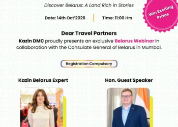 Kazin DMC to host Belarus webinar for Indian travel trade on October 14
