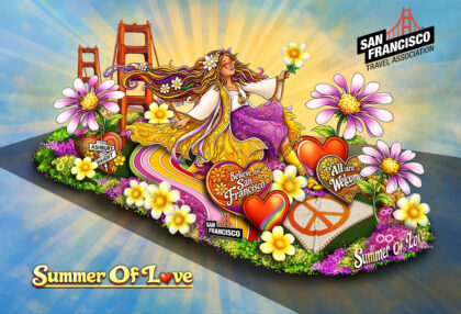 San Francisco Travel Returns to the Rose Parade® in 2027 to Celebrate the Summer of Love’s 60th Anniversary 

